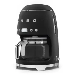 SMEG 50's style koffiezetapparaat kunststof mat zwart