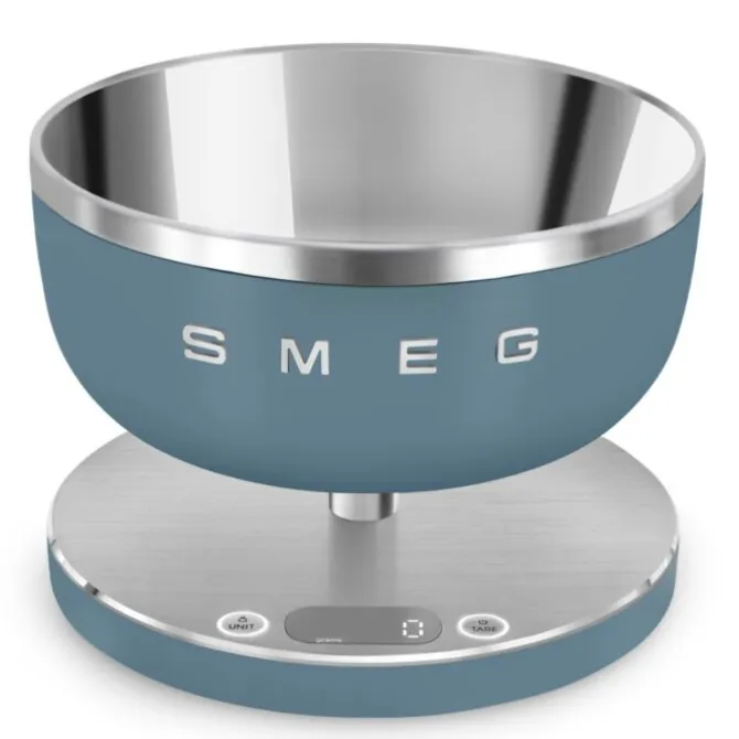 SMEG 50's style KSC01 digitale weegschaal 5 kg Storm Blue