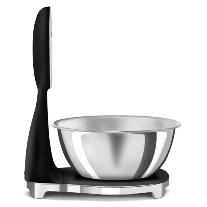SMEG 50's style KSF01 digitale en analoge weegschaal 5 kg zwart