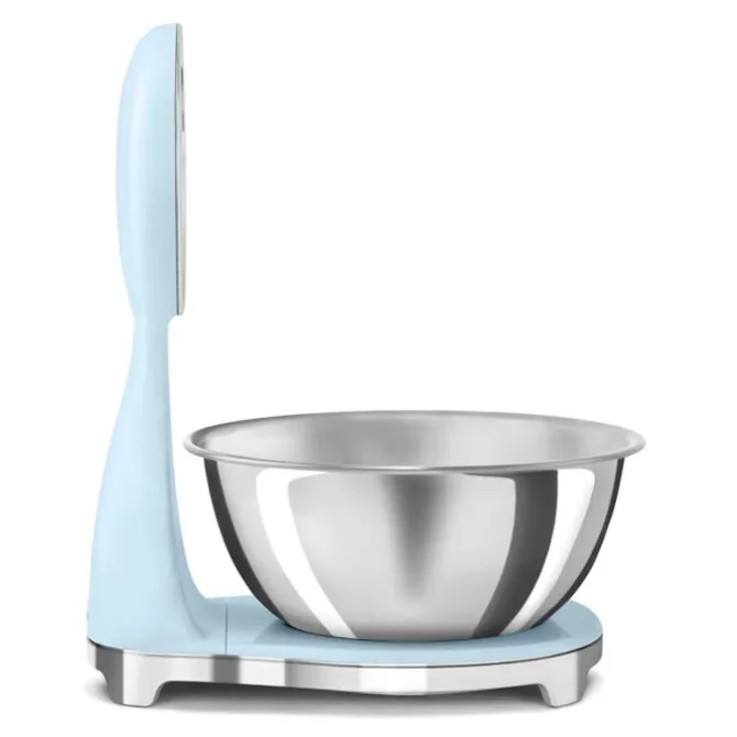 SMEG 50's style KSF01 digitale en analoge weegschaal 5 kg pastelblauw
