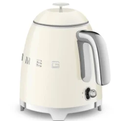 Smeg 50's style mini waterkoker 800 ml staal crème