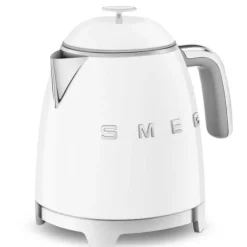 Smeg 50's style mini waterkoker 800 ml staal wit