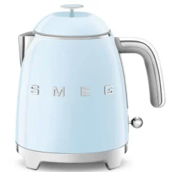 Smeg 50's style mini waterkoker 800 ml staal pastelblauw