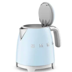 Smeg 50's style mini waterkoker 800 ml staal pastelblauw