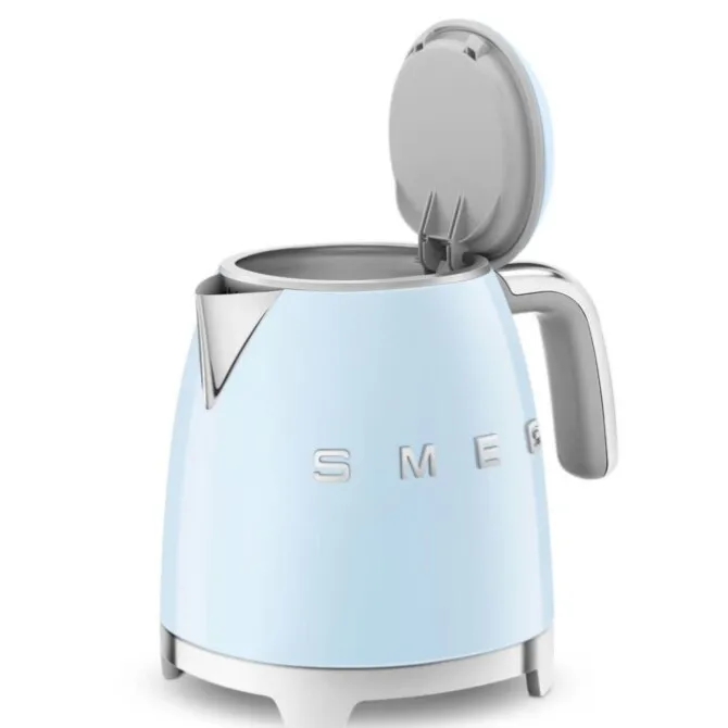 Smeg 50's style mini waterkoker 800 ml staal pastelblauw
