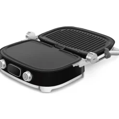 SMEG 50's style Multi-use contactgrill glanzend zwart