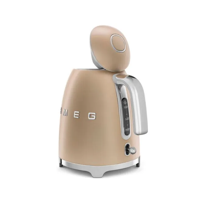 Smeg 50's style waterkoker 1,7 liter mat champagne