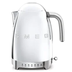 Smeg 50's style waterkoker met temperatuurcontrole 1,7 liter rvs chroom