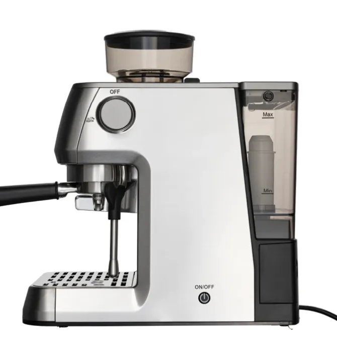 Solis Grind & Infuse Perfetta espressomachine Silver