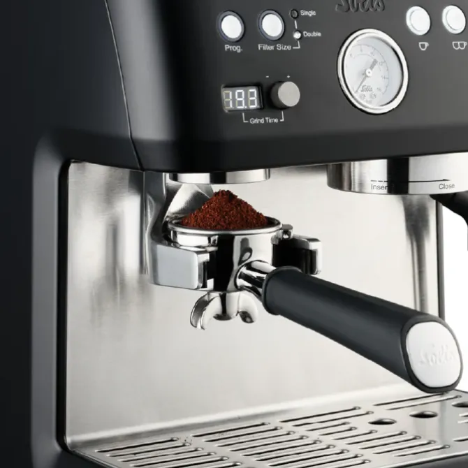 Solis Grind & Infuse Perfetta espressomachine Black