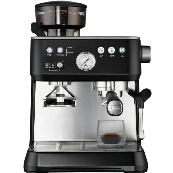 Solis Grind & Infuse Perfetta espressomachine Black