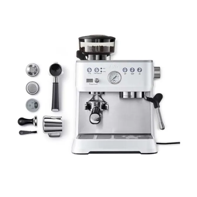 Solis Grind & Infuse Perfetta espressomachine White