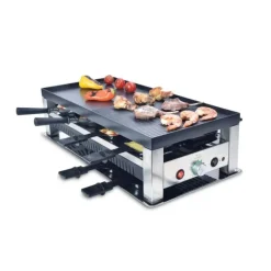 Solis Table Grill 5-in-1 gourmetstel 8 persoons rvs zwart
