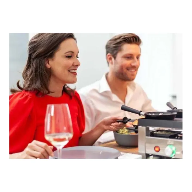 Solis Table Grill 5-in-1 gourmetstel 4 persoons rvs zwart