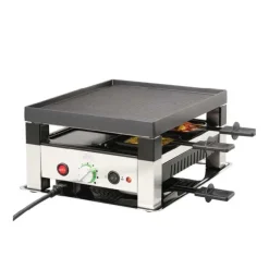 Solis Table Grill 5-in-1 gourmetstel 4 persoons rvs zwart
