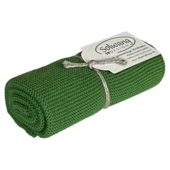 Solwang Design handdoek 32 x 47 cm katoen Dark Green