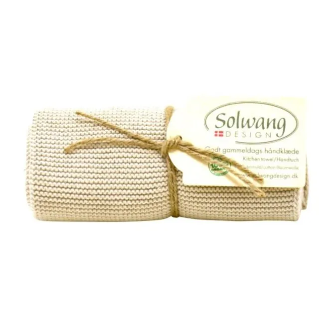 Solwang Design handdoek 32 x 47 cm katoen Saffron