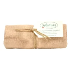 Solwang Design handdoek 32 x 47 cm katoen Dark Raspberry