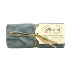 Solwang Design handdoek 32 x 47 cm katoen Arctic Green