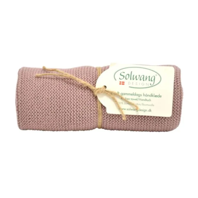 Solwang Design handdoek 32 x 47 cm katoen Dark Nougat