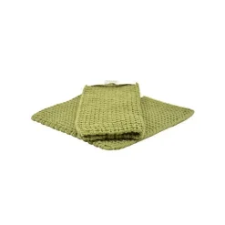 Solwang Design pannenlap 22 x 22 cm katoen Olive 2 stuks