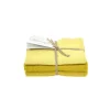 Solwang Design vaatdoekjes 25 x 25 cm katoen Saffron 3 stuks