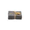 Solwang Design vaatdoekjes 25 x 25 cm katoen Grey tinten 3 stuks