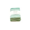 Solwang Design vaatdoekjes 25 x 25 cm katoen Rustic Green Stripes 2 stuks