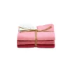 Solwang Design vaatdoekjes 25 x 25 cm katoen Pink Combi 3 stuks