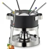Spring Andermatt fondueset ø 18 cm 6-persoons mat zwart