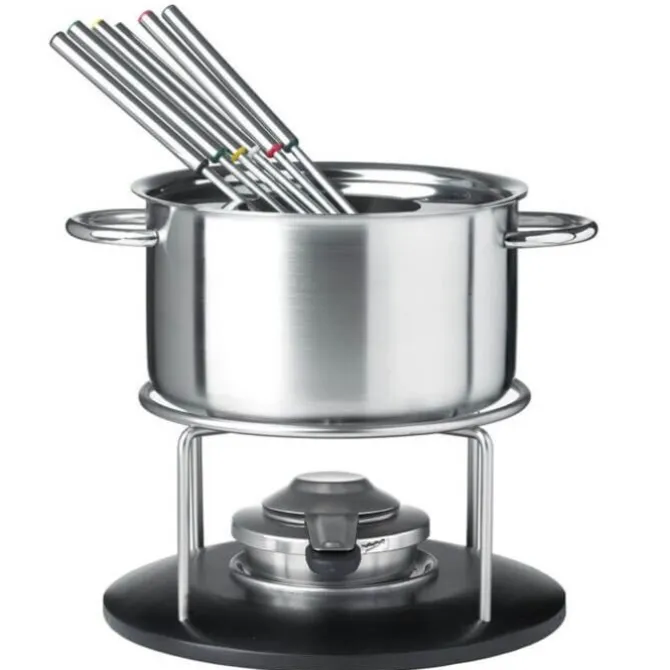 Spring Basic fondueset ø 18 cm 6-persoons rvs