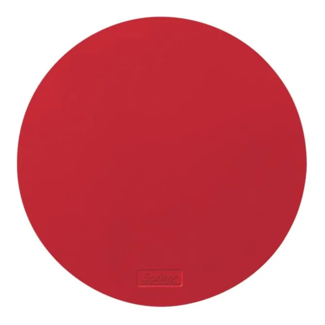 Spring beschermmat inductie ø 22 cm silicone rood 2 stuks