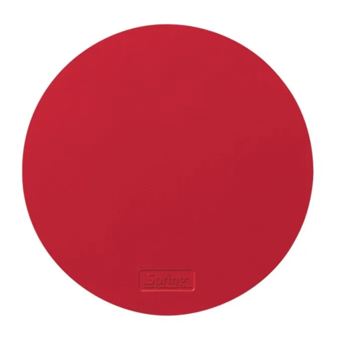 Spring beschermmat inductie ø 18 cm silicone rood 2 stuks