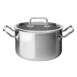 Spring Brigade kookpan met glasdeksel ø 20 cm rvs