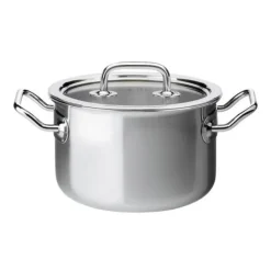 Spring Brigade kookpan met glasdeksel ø 16 cm rvs