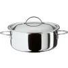 Spring Cristal braadpan met deksel ø 16 cm rvs glans