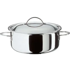 Spring Cristal braadpan met deksel ø 16 cm rvs glans