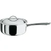 Spring Cristal steelpan met deksel ø 20 cm rvs glans