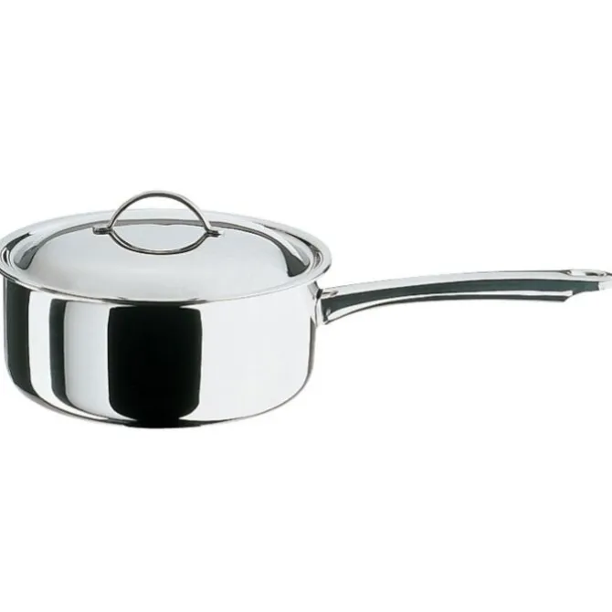 Spring Cristal steelpan met deksel ø 20 cm rvs glans