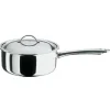 Spring Cristal steelpan met deksel ø 16 cm rvs glans