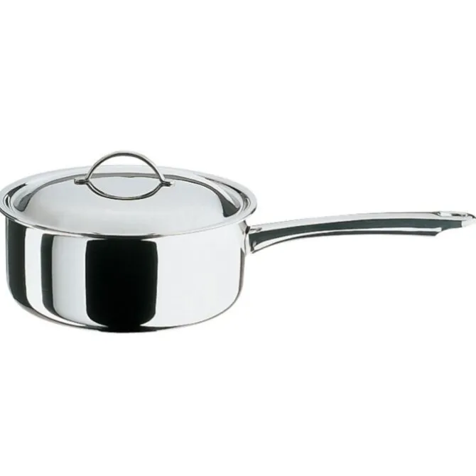 Spring Cristal steelpan met deksel ø 16 cm rvs glans