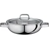 Spring Finesse2+ wok met glasdeksel ø 30 cm rvs