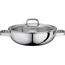 Spring Finesse2+ wok met glasdeksel ø 30 cm rvs