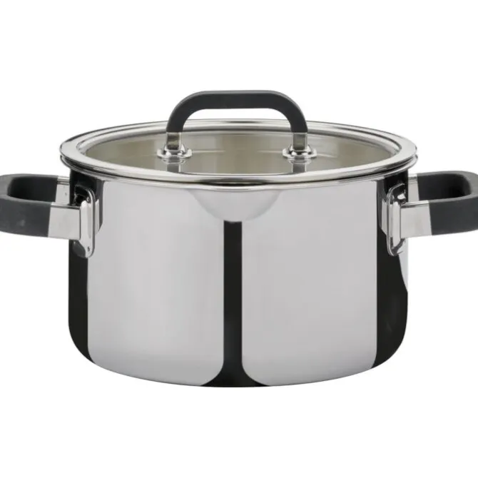 Spring Fusion2+ kookpan met glasdeksel ø 24 cm 4,7 liter rvs