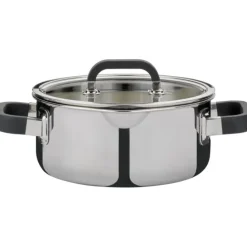 Spring Fusion2+ kookpan met glasdeksel ø 16 cm 1,4 liter rvs