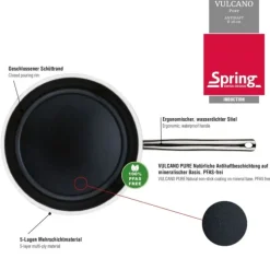 Spring Vulcano Pure XL koekenpan ø 28 cm rvs