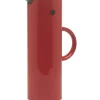 Stelton Classic thermoskan 1 liter kunststof donkerrood
