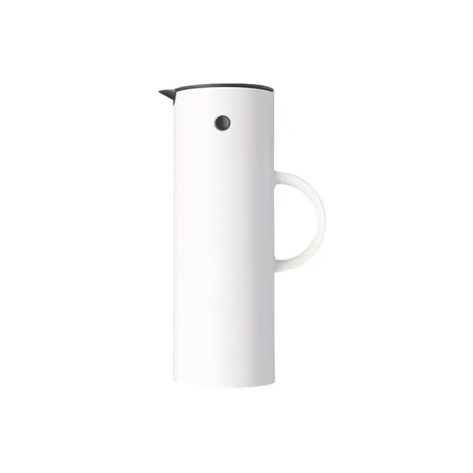 Stelton EM77 Classic thermoskan 1 liter kunststof wit