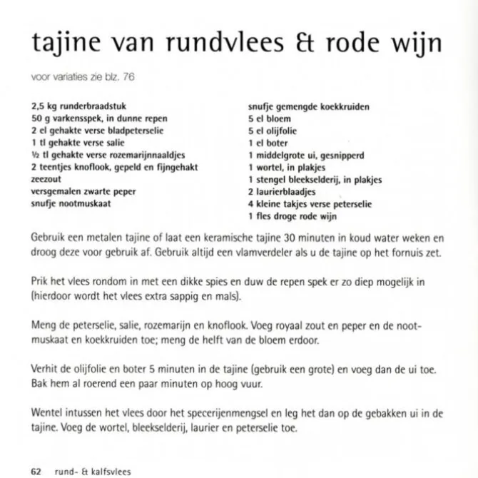 500 Tajinegerechten