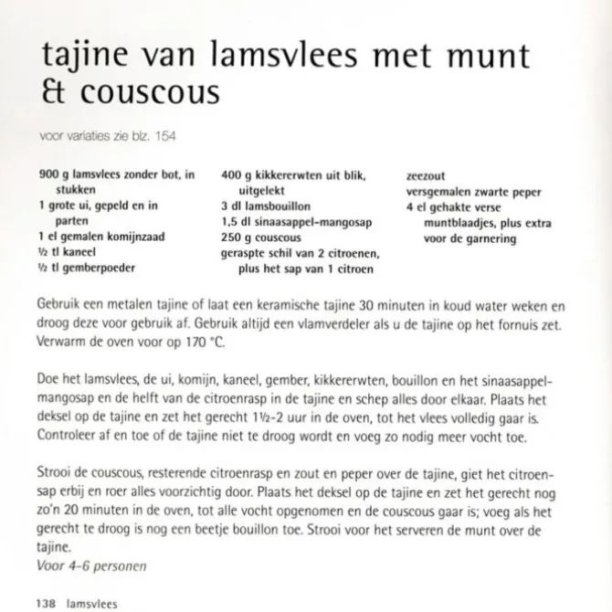 500 Tajinegerechten